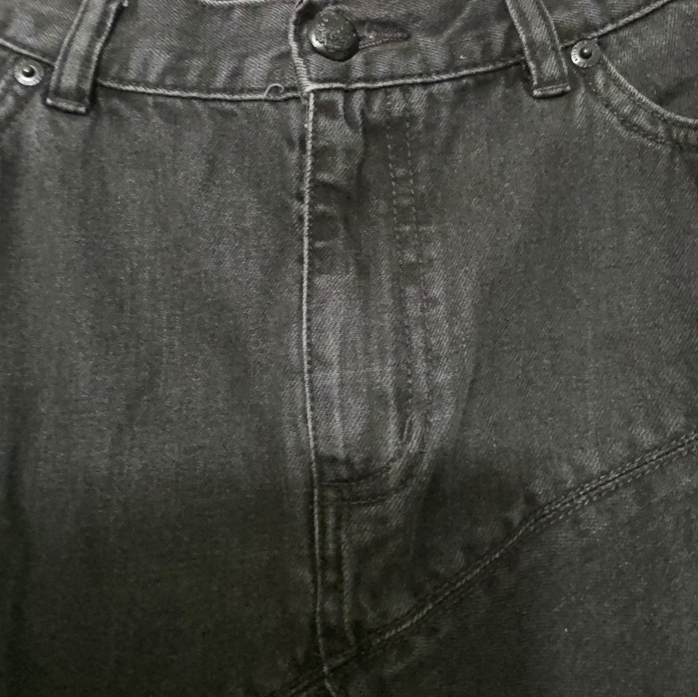 RALPH LAUREN ♥️ Black Denim Skirt SIZE 12 - Picture 8 of 16